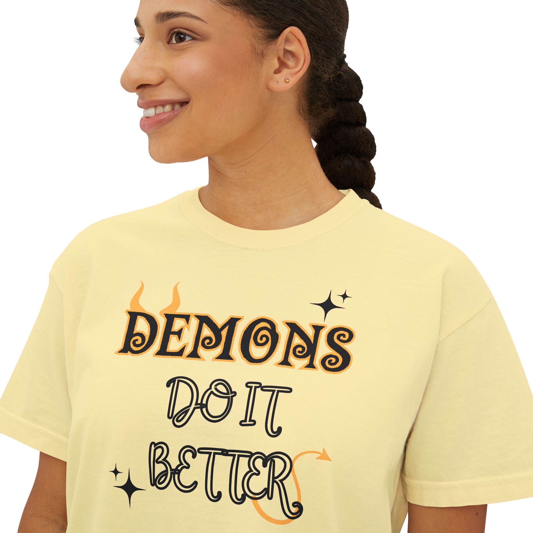 Demons Do It Better* Women's Boxy Tee