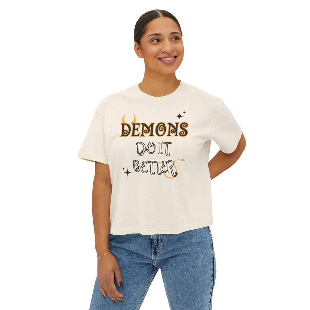 Demons Do It Better* Women's Boxy Tee