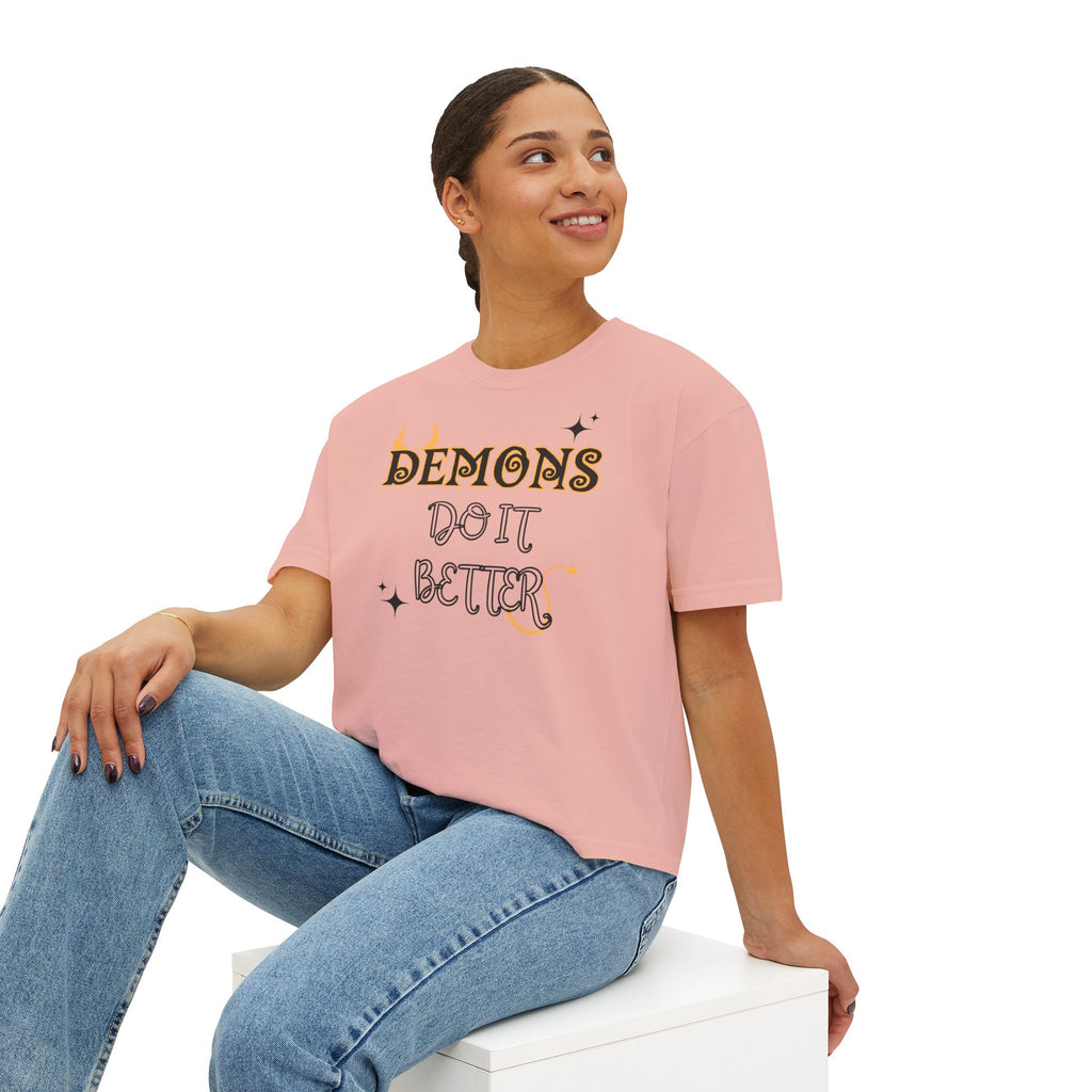 Demons Do It Better* Women's Boxy Tee