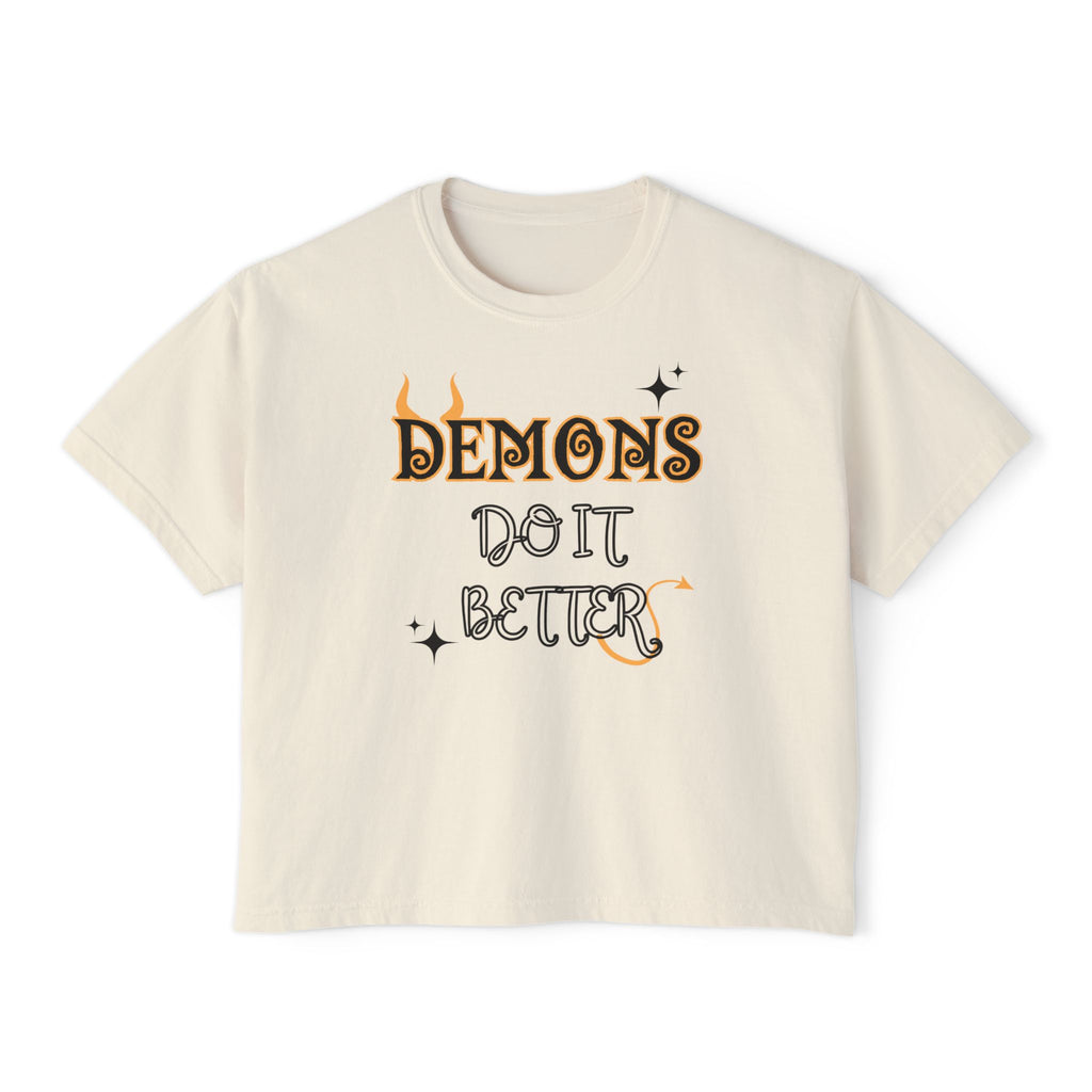 Demons Do It Better* Women's Boxy Tee